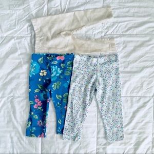 Bundle of girls leggings, 18-24 mos